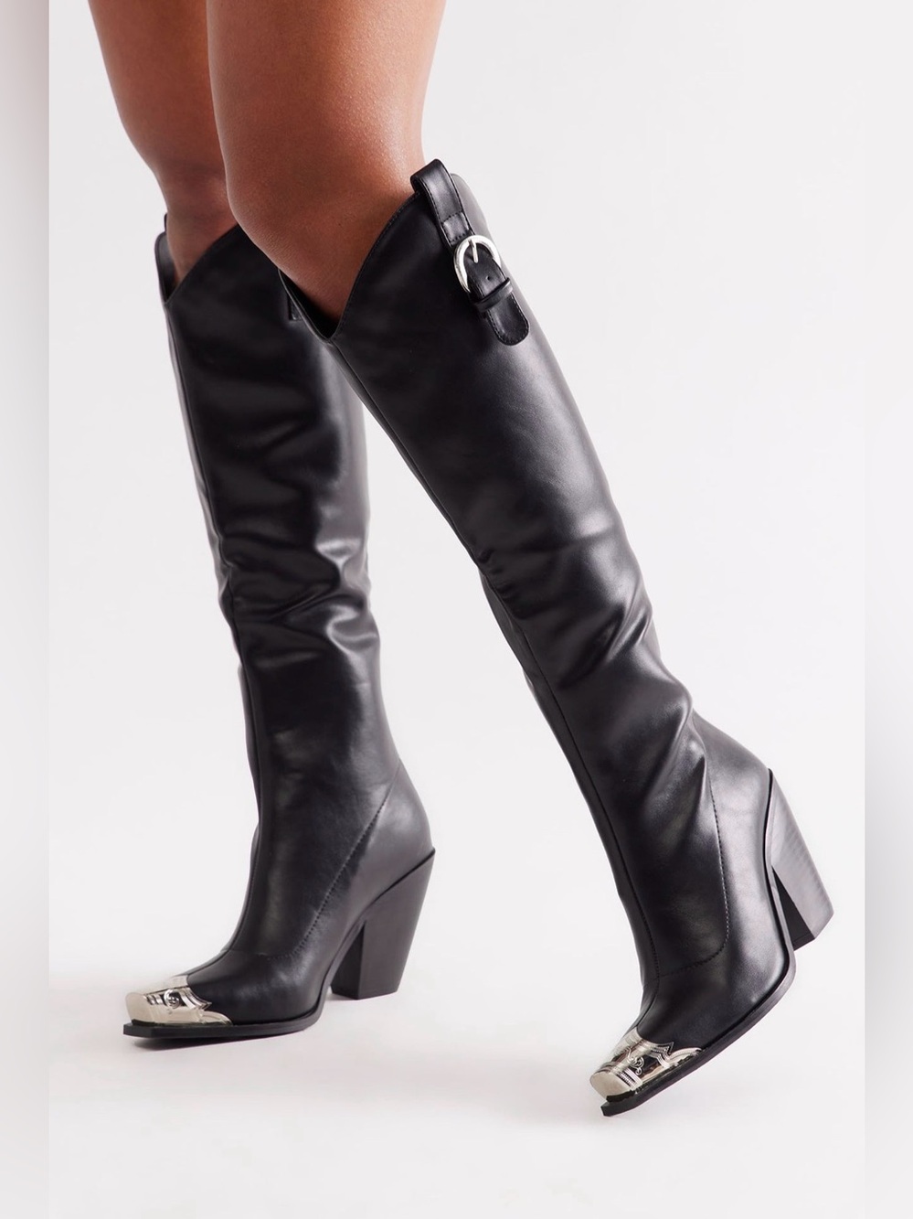 Smokey Knee High Cowboy Boots